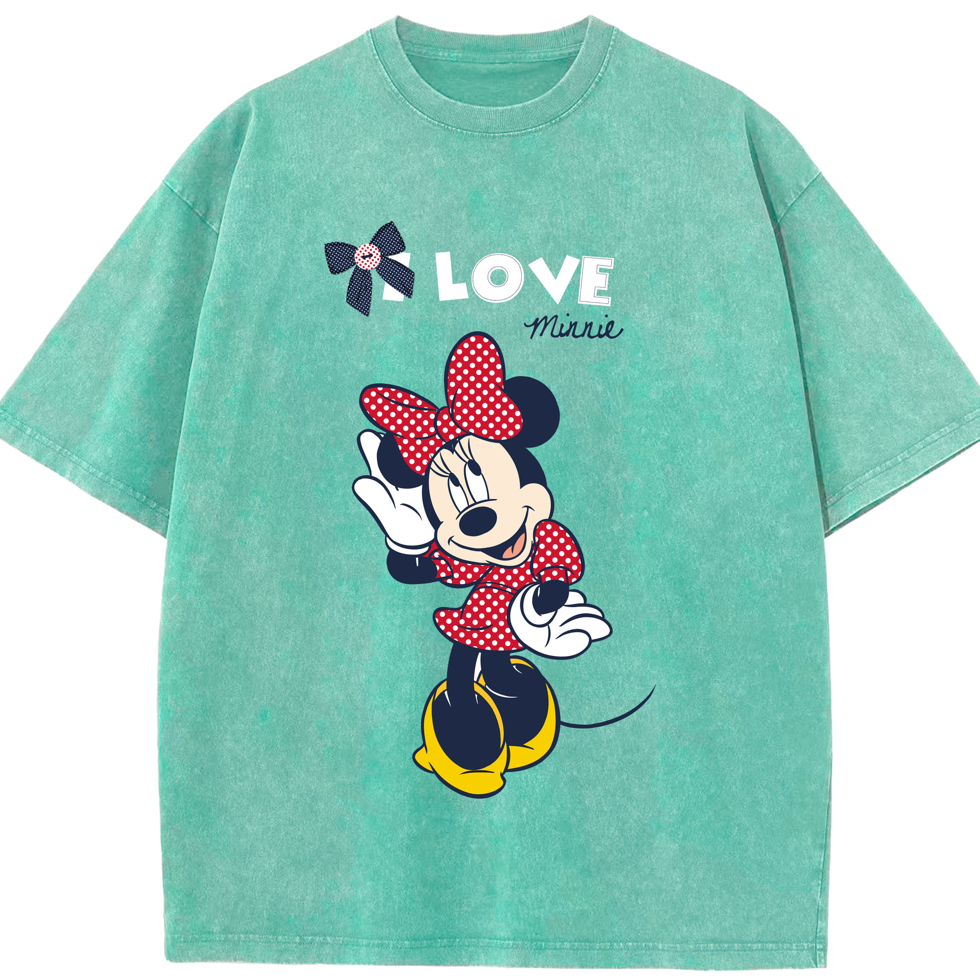 （画像用） ミッキーマウス Mickey Mouse 綿100% ヴィンテージ風 半袖Tシャツ（フロントプリント）